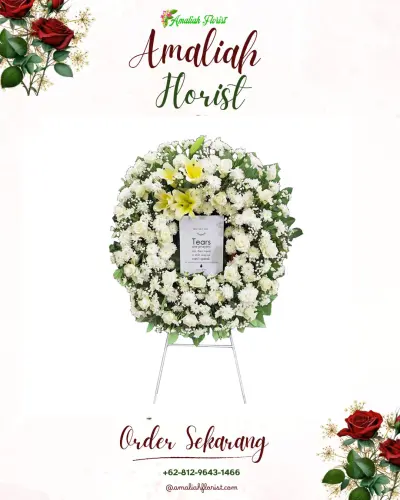 Krans Bunga Duka Cita di Sekardadi