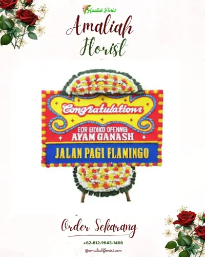 Bunga Papan Congratulation di Sekardadi